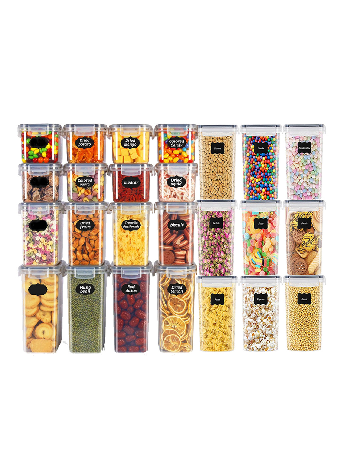 48pcs,Sealed food storage cont - огляд і ціна Food Storage Jar Labels