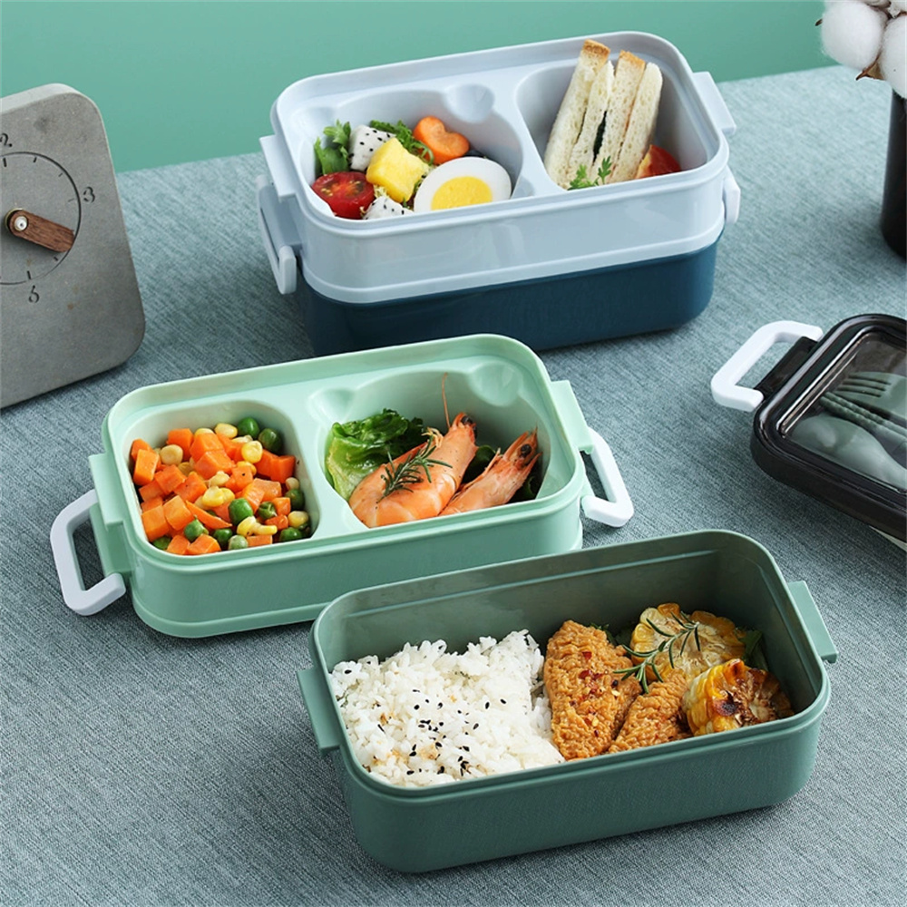 Double-layer Lunch Box 1pc Por - огляд і ціна Food Storage With Compartments