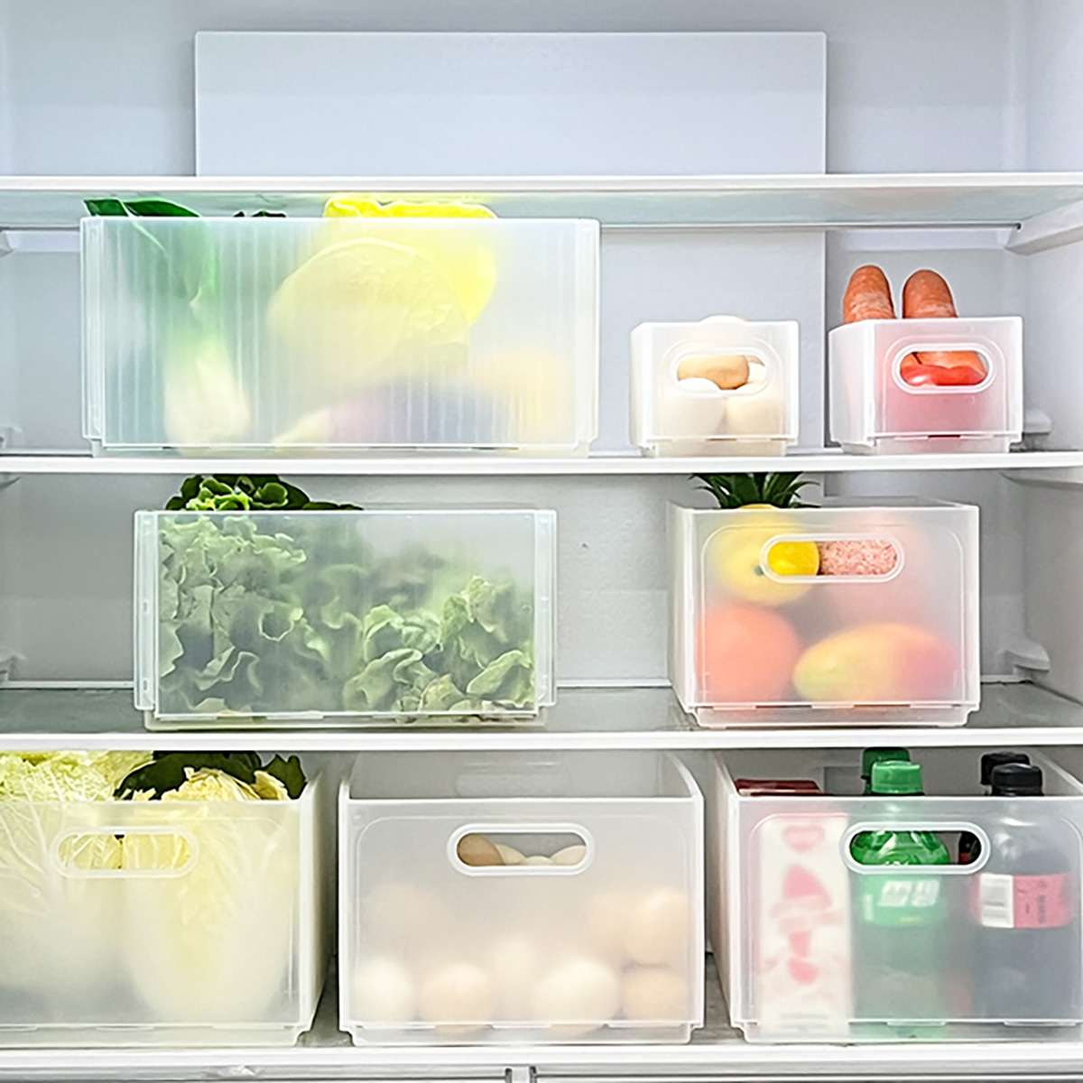 Foldable Plastic Fruit Vegetab - огляд і ціна Food Storage With Dividers
