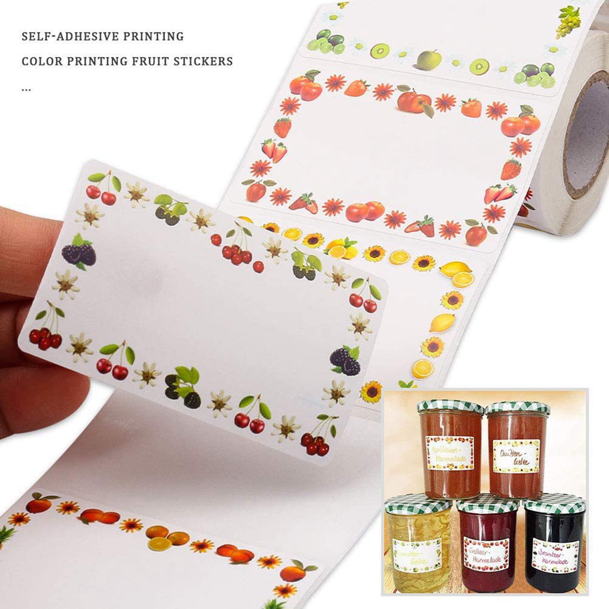 250Pcs Rectangle Canning Label - огляд і ціна Food Storage Jar Labels