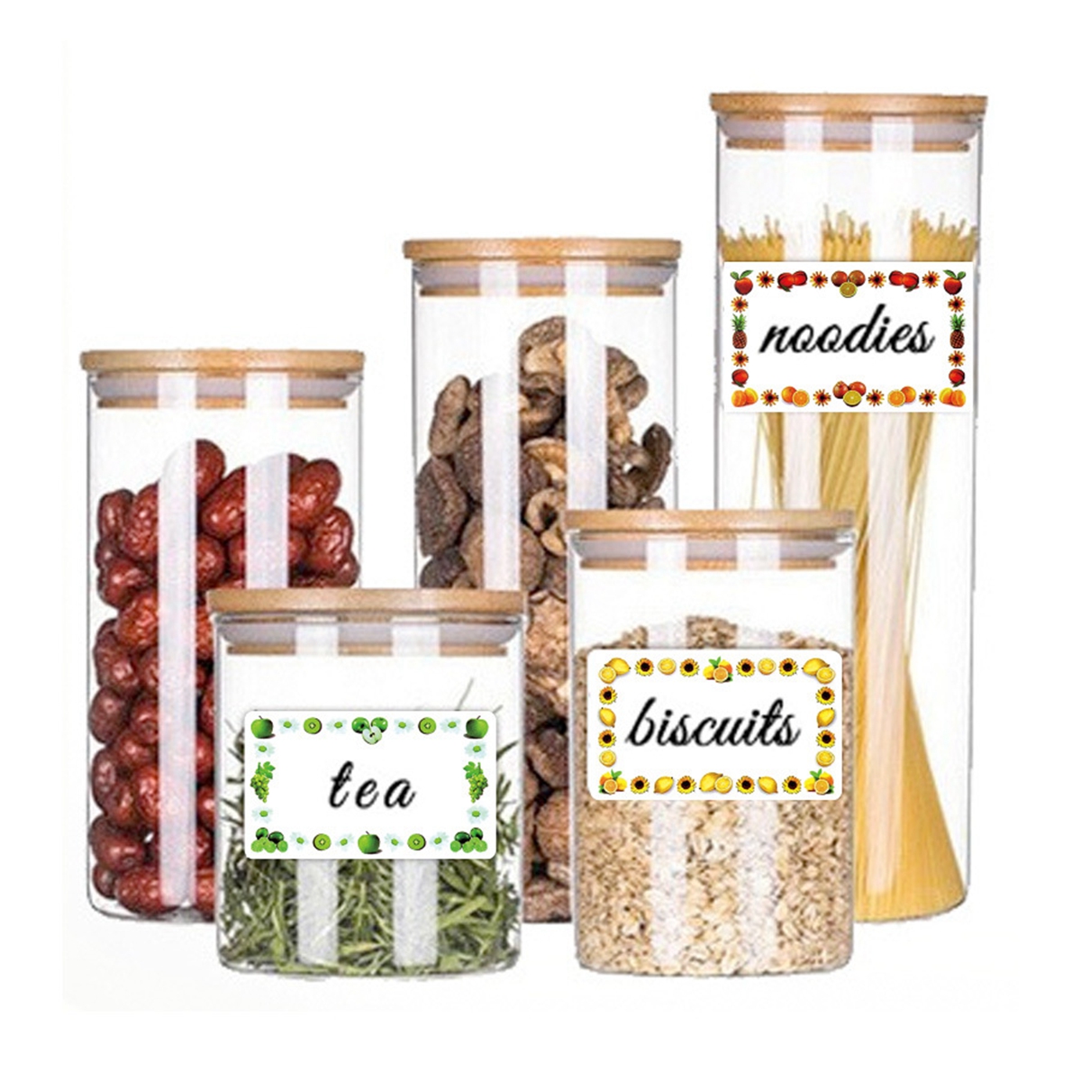 250Pcs Rectangle Canning Label - огляд і ціна Food Storage Jar Labels