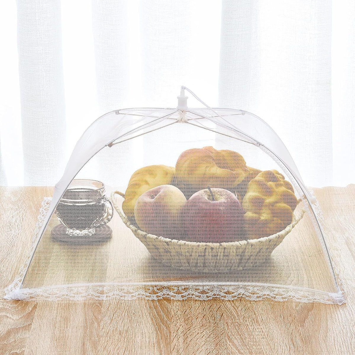 Foldable Food Mesh Cover, Fly  - огляд і ціна Food Storage Net