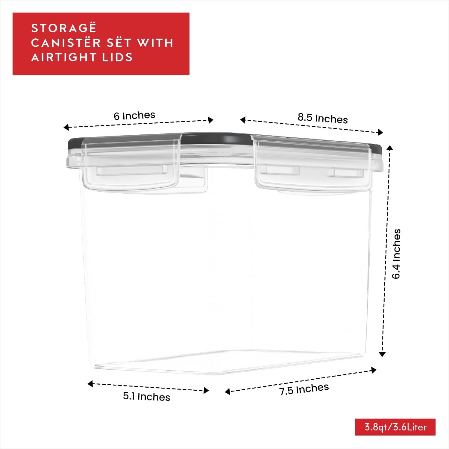 Flour Sugar Storage Containers - огляд і ціна Set Food Storage