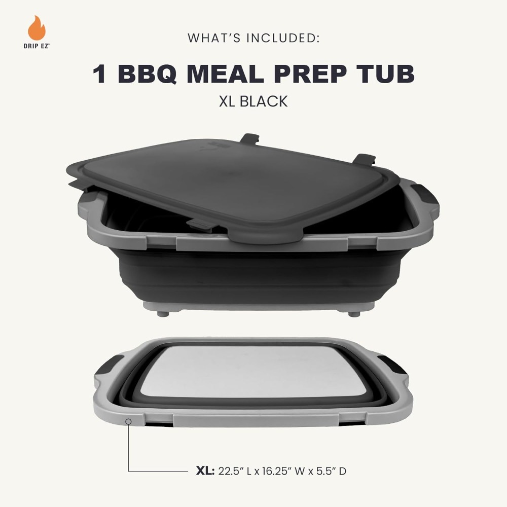 Collapsible BBQ Prep Tub XL -  - огляд і ціна Food Storage Is
