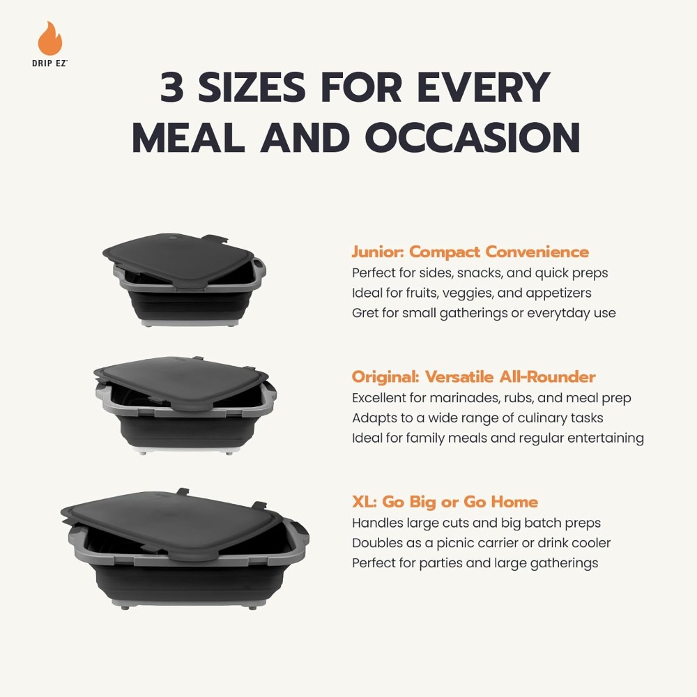 Collapsible BBQ Prep Tub XL -  - огляд і ціна Food Storage Is